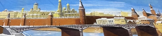 Decordoek Moskou in Wintertijd huren Alphen aan den Rijn